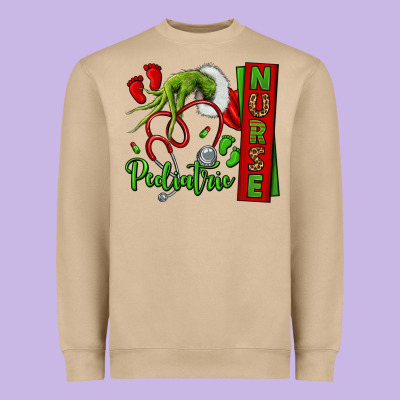 Christmas Character Heavyweight Sweatshirt Designed By Nancycooperartshop