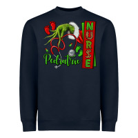 Navy Christmas Character Heavyweight Sweatshirt - NancyCooperArtShop