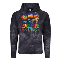 Cloud Black Lgbtq Make Homophobia Extinct Vintage Hoodie - BundleAndBundleShop