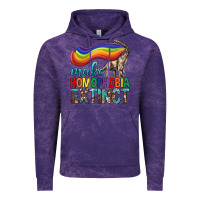 Cloud Purple Lgbtq Make Homophobia Extinct Vintage Hoodie - BundleAndBundleShop
