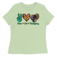 Matcha peace love thanksgiving Ladies Tee - Jasminsmagicworld