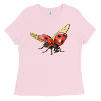 Bubblegum Pink Ladybug Flying Ladies Tee - LillyAllenDesigns