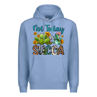Colony Blue not today succa Premium Hoodie - OliviaCreatesArt