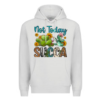 Dove Grey not today succa Premium Hoodie - OliviaCreatesArt