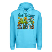 Ocean Blue not today succa Premium Hoodie - OliviaCreatesArt