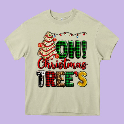 Oh Christmas Tree's Ado Heavy Core Tee Designed By Adodesignshop