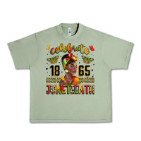 Oil Green celebrate 1865 juneteenth with black woman Urban Heavy Tee - LillyAllenDesigns