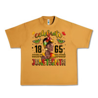 Peanut Butter celebrate 1865 juneteenth with black woman Urban Heavy Tee - LillyAllenDesigns