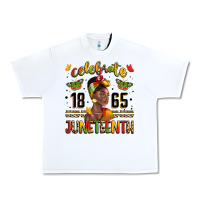 White celebrate 1865 juneteenth with black woman Urban Heavy Tee - LillyAllenDesigns
