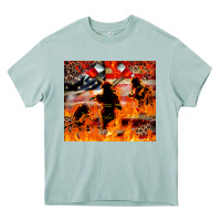 Arona Western Firefighters With Thin Red Line Heavy Core Tee - LillyAllenDesigns
