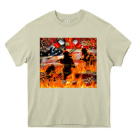 Mossy Western Firefighters With Thin Red Line Heavy Core Tee - LillyAllenDesigns