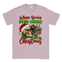 Lilac when you’re dead inside but it's christmas Classic Tee - BundleAndBundleShop