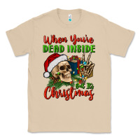 Mushroom when you’re dead inside but it's christmas Classic Tee - BundleAndBundleShop