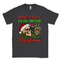 Smoke when you’re dead inside but it's christmas Classic Tee - BundleAndBundleShop