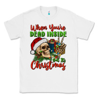 White when you’re dead inside but it's christmas Classic Tee - BundleAndBundleShop