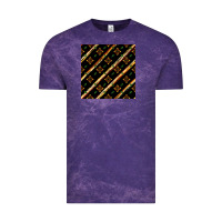 Cloud Purple african floral seamless pattern Vintage Tee - BundleAndBundleShop