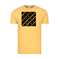 Vintage Mustard african floral seamless pattern Vintage Tee - BundleAndBundleShop