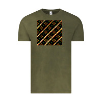 Vintage Olive african floral seamless pattern Vintage Tee - BundleAndBundleShop