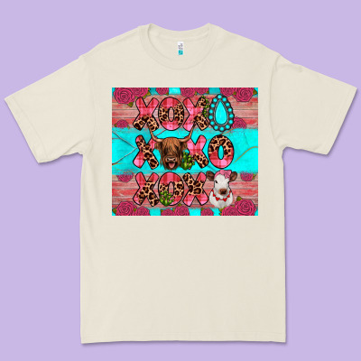 Xoxo Calf Heifer Premium Tee Designed By Jahusdesignshop