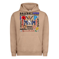 Pigment Burro baseball mom Urban Hoodie - CowhideDigitalArt