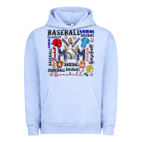Pigment Grape Ice baseball mom Urban Hoodie - CowhideDigitalArt