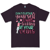 Plum don't flatter yourself i was looking at your veins Premium Tee - MaliasSmallBusiness