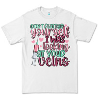 White don't flatter yourself i was looking at your veins Premium Tee - MaliasSmallBusiness