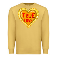 Antique Gold valentine's day hearts Premium Sweatshirt - FaDigitalArtStudio