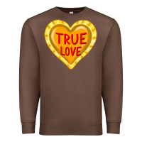 Chestnut valentine's day hearts Premium Sweatshirt - FaDigitalArtStudio