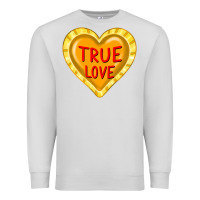Dove Grey valentine's day hearts Premium Sweatshirt - FaDigitalArtStudio