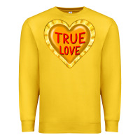 Lemon valentine's day hearts Premium Sweatshirt - FaDigitalArtStudio