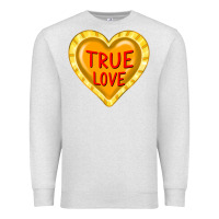Oatmeal Heather valentine's day hearts Premium Sweatshirt - FaDigitalArtStudio