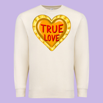 Valentine's Day Hearts Premium Sweatshirt Designed By Fadigitalartstudio