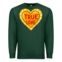 Sports Green valentine's day hearts Premium Sweatshirt - FaDigitalArtStudio