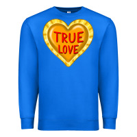 True Royal valentine's day hearts Premium Sweatshirt - FaDigitalArtStudio