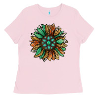 Thanksgiving Fall Sunflower Ladies Tee | Teevron