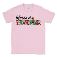 Bubblegum Pink blessed teacher Classic Tee - JahusDesignShop