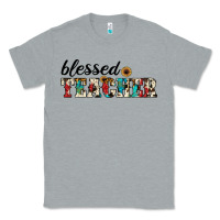 Heather Grey blessed teacher Classic Tee - JahusDesignShop