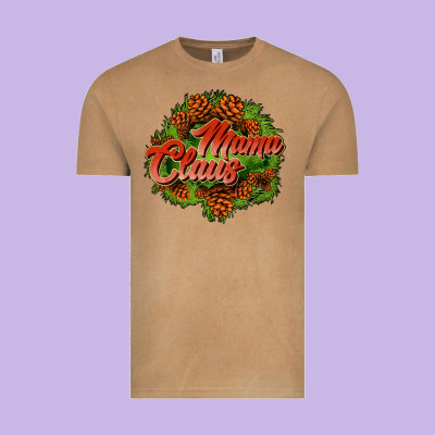 Mama Claus Cone Vintage Tee Designed By Jahusdesignshop