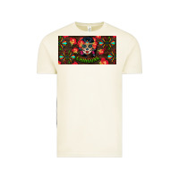 Vintage Arctic Chingona Sugar Skull License Plate Vintage Tee - BundleAndBundleShop