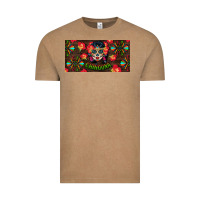 Vintage Coffee Chingona Sugar Skull License Plate Vintage Tee - BundleAndBundleShop