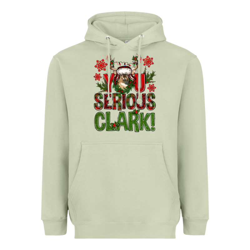 You Serious Clark With Deer Bbs Heavyweight Hoodie by BundleAndBundleShop | Teevron
