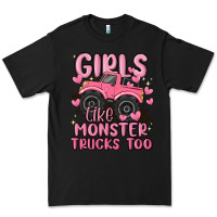 Black girls like monster trucks too Premium Tee - MaliasSmallBusiness