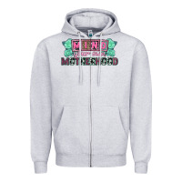 Heather Grey Mind your own Motherhood  Mother's Day Zipper Hoodie - CowGirlArtShop