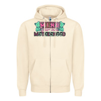 Sandshell Mind your own Motherhood  Mother's Day Zipper Hoodie - CowGirlArtShop