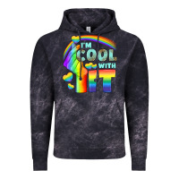 Cloud Black Lgbtq İ'm Cool With İt Vintage Hoodie - BundleAndBundleShop