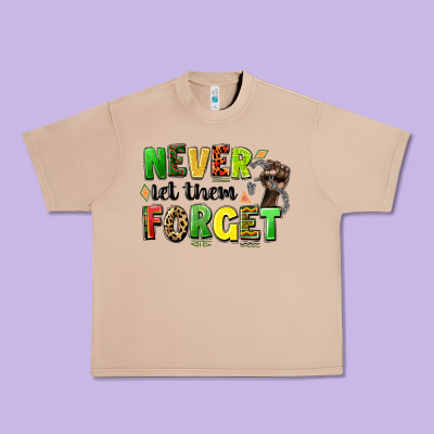 Never Let Them Forget Juneteenth Urban Heavy Tee Designed By Lillyallendesigns