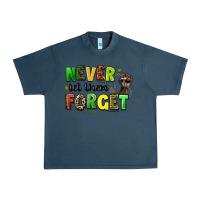 Midnight Navy never let them forget juneteenth Urban Heavy Tee - LillyAllenDesigns