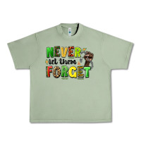 Oil Green never let them forget juneteenth Urban Heavy Tee - LillyAllenDesigns