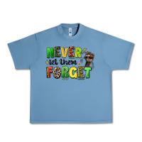 Pebble Blue never let them forget juneteenth Urban Heavy Tee - LillyAllenDesigns